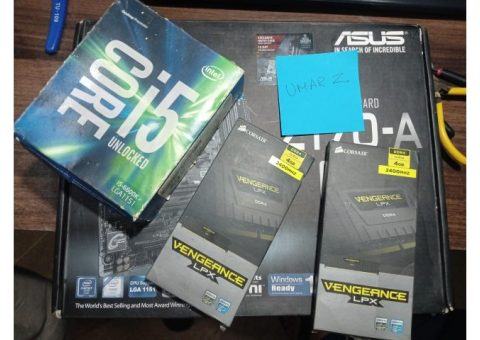 SOLD i5 6600k Asus Z170-A 8GB DDR4
